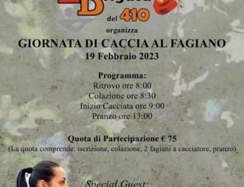 La brigata del 410 – Cacciata al fagiano 19 Febbraio 2023